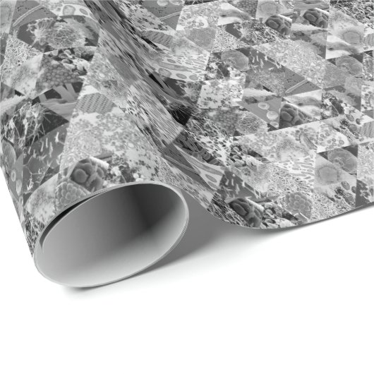 Papier Cadeau Microscope (Coin rond)