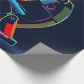 Papier Cadeau Microscope multicolore (Coin)