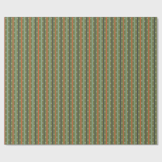 Papier Cadeau Mid-Century Modern Retro Stripe Pattern