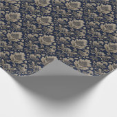 Papier Cadeau Midnight Baroque Wedding (Coin)