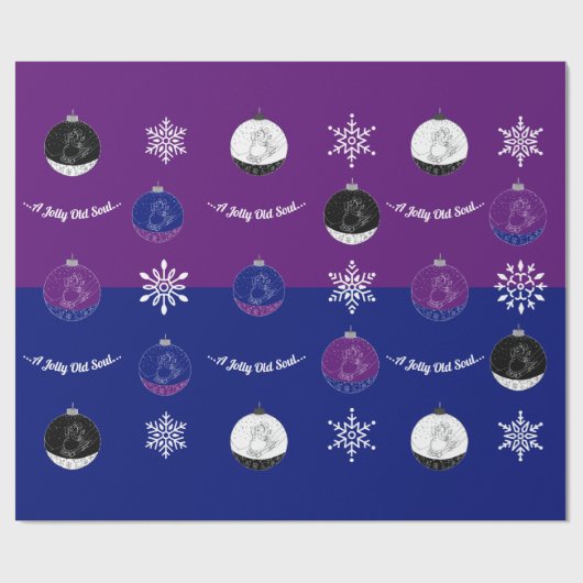 Papier Cadeau Midnight Clear - Snowman (Plat)