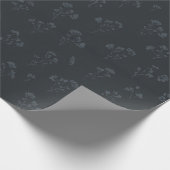 Papier Cadeau Midnight Wildflower Wrapping Paper (Coin)