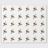 Papier Cadeau Miel Bee (Plat)