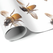 Papier Cadeau Miel Bee (Coin rond)