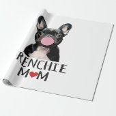 Papier Cadeau Mignon bouledogue français (Déroulé)