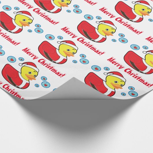 Papier Cadeau Mignon en caoutchouc de Noël dans l'équipement de (Coin)