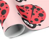 Papier Cadeau mignon et stupide loup (Coin rond)