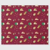 Papier Cadeau Mignon Ramadan Aïd Moubarak (Plat)