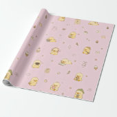 Papier Cadeau Mignon rétro  (Déroulé)