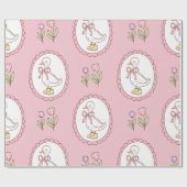 Papier Cadeau Mignon rétro  (Plat)