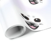 Papier Cadeau Mignon superbe de papier d'emballage de visage de (Coin rond)