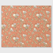 Papier Cadeau Mignonne abeille (Plat)
