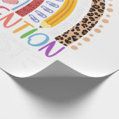 Papier Cadeau Mignonne Aider Les Petites Mains À Travailler Pédi (Coin)