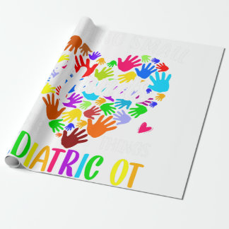 Papier Cadeau Mignonne Aider Les Petites Mains À Travailler Pédi