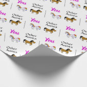 Papier Cadeau Mignonne autre chose tante Tante Unicorn Motif Ann (Coin)