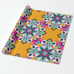 Papier Cadeau Mignonne couleur turque transparente