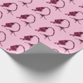 Papier Cadeau mignonne fraise (Coin)