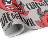 Papier Cadeau Mignonne mais mal (Coin rond)