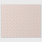 Papier Cadeau Mignonne pastèque : motif d'aquarelle transparente (Plat)