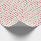 Papier Cadeau Mignonne pastèque : motif d'aquarelle transparente (Coin)