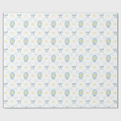 Papier Cadeau Mignonne rencontre Elégant Caoutchouc Ducky Ribbon (Plat)