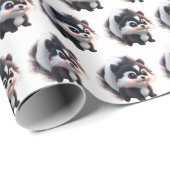 Papier Cadeau Mignonne skunk woods animaux forêt amis amis (Coin rond)