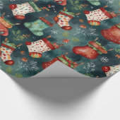 Papier Cadeau Mignons restes de Noël pendants (Coin)