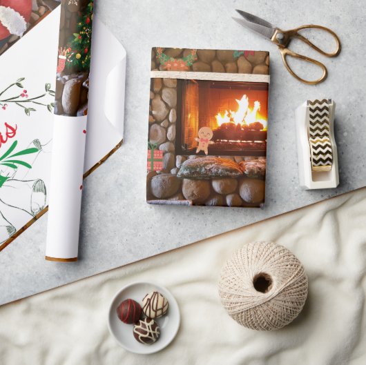 Papier Cadeau Mikitiez classe whitechristmas lumière jollyholly (Artisanat)