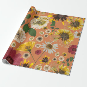 Papier Cadeau Mikitiez terre natale nature selfloe fleur rose