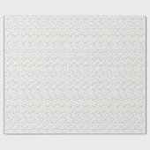 Papier Cadeau Mikitiez venus mermaid pêche été (Plat)