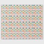 Papier Cadeau Milieu du siècle moderne Noël atomique (Plat)