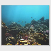 Papier Cadeau Milieu marin dans le Pacifique (Plat)