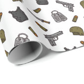 Papier Cadeau Militaire (Coin rond)