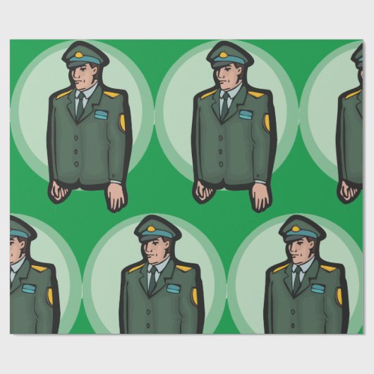 Papier Cadeau Militaire (Plat)