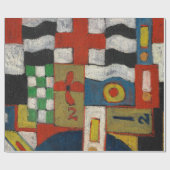 Papier Cadeau Militaire, 1914-1915 par Marsden Hartley (Plat)