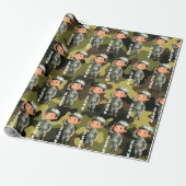 Papier cadeau militaire Salut Héros (Déroulé)