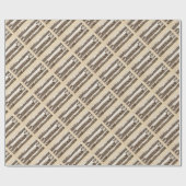 Papier Cadeau Milwaukee 1882 (Plat)