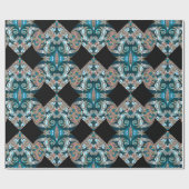 Papier Cadeau Milyroyce Noël Motif baroque (Plat)