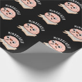 Papier Cadeau Mince Reader Funny Brain Pun Dark BG (Coin)