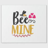 Papier Cadeau Mine d'abeilles (Plat)