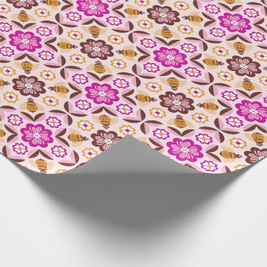 Papier Cadeau Mine d'abeilles (Coin)