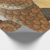 Papier Cadeau Minhwa coréen de Tigres laides (Coin)