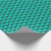 Papier Cadeau Mini Arbres à Feuilles Persistantes (Coin)