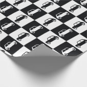 Papier Cadeau Mini Cooper en carton noir (Coin)
