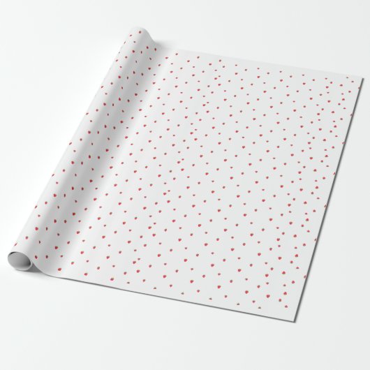Papier Cadeau Mini fraise (Déroulé)
