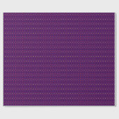 Papier Cadeau Mini-Pois violet et multiple 04 (Plat)
