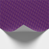 Papier Cadeau Mini-Pois violet et multiple 04 (Coin)