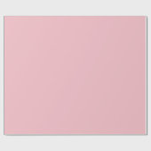 Papier Cadeau Mini-Solide Rose Pastel (Plat)