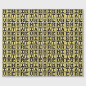 Papier Cadeau Miniature, Objet de collection minuscule (Plat)