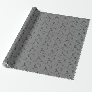 Papier Cadeau Miniature Schnauzer Gris